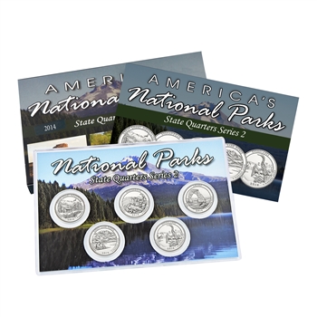 2014 National Parks Quarter Mania Set - Platinum Denver