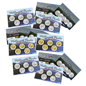 2014 Quarter Mania Sets - Ultimate 6pc - PD Gold Platinum