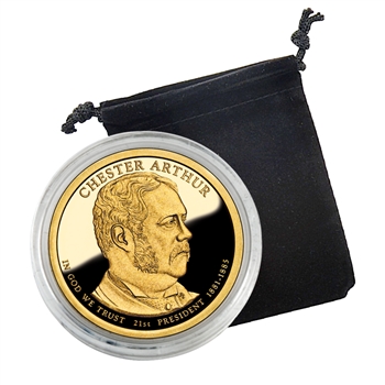 2012 Chester Arthur Dollar - San Francisco Proof