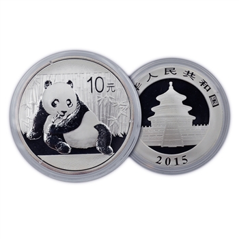 2015 China Silver Panda -1oz - Proof Like