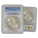 1884 Morgan Silver Dollar - Carson City Mint - PCGS 64