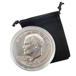 1971 Eisenhower Dollar - Denver - Uncirculated - Capsule