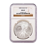 2000 Silver Eagle - NGC 69