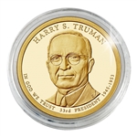 2015 Harry S. Truman Dollar - Philadelphia - Gold Plated