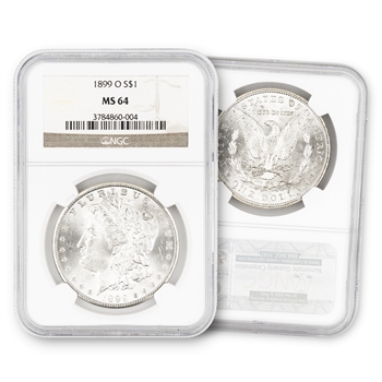 1899 Morgan Dollar - New Orleans - NGC 64