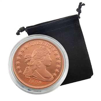 1804 Dollar - 1oz Copper Medallion - Proof Like