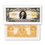 Currency-The Last Jumbo $20 Gold Certificate-Circulated