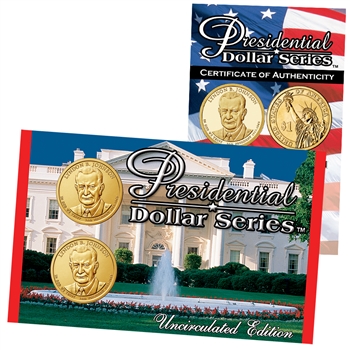 2015 Lyndon B. Johnson Presidential Dollar - Philadelphia and Denver - Lens