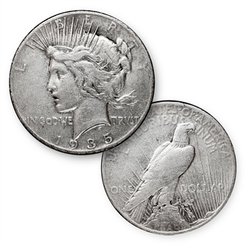 1935 Peace Dollar-Philadelphia Mint-Circulated