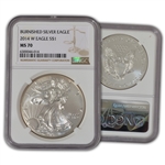 2014 Silver Eagle - West Point Mint - Burnished - NGC 70
