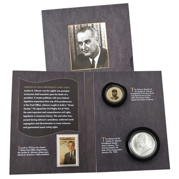 2015 Lyndon B. Johnson Coin & Chronicle Set