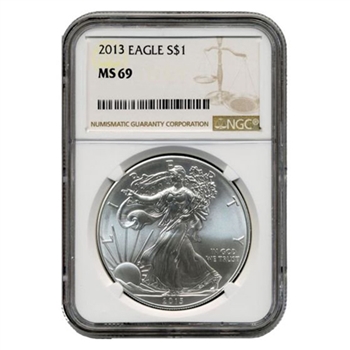 2013 Silver Eagle - NGC 69