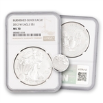 2012 Silver Eagle - Burnished - NGC 70