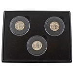 Buffalo Nickel Mint Mark 3pc Set-P-D-S-Uncirculated