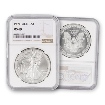 1989 Silver Eagle - NGC 69