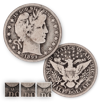 The Forgotten Silver Half Dollar - The Barber - Circulated