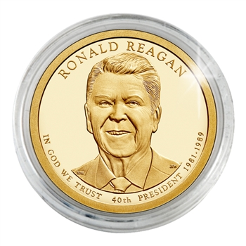 2016 Ronald Reagan Dollar - Philadelphia - Gold Plated