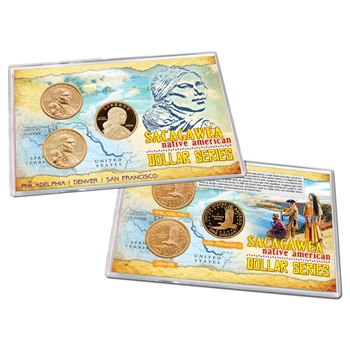 2008 Sacagawea Gold Dollar 3 pc Lens Set