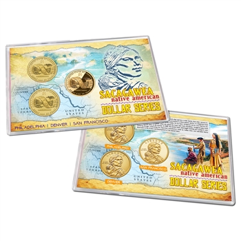 2010 Native American  Dollar 3 pc Lens Set - PDS