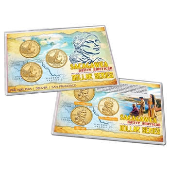 2013 Native American  Dollar 3 pc Lens Set - PDS