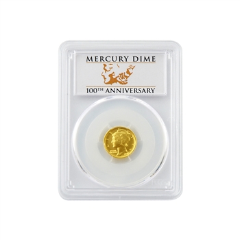 2016 Centennial Gold Mercury Dime-PCGS 70