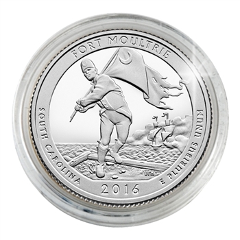 2016 Fort Moultrie - Philadelphia - Platinum Plated in Capsule