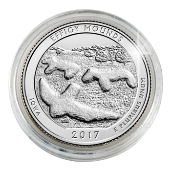 2017 Effigy Mounds National Monument - Denver - Uncirculated in Capsule