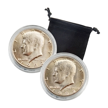 1982 Kennedy Half Dollar P & D Set