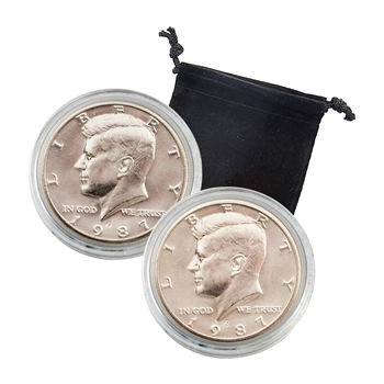 1987 Kennedy Half Dollar P & D Set