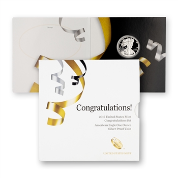 2017 Silver Eagle - Congratulations Proof - OGP