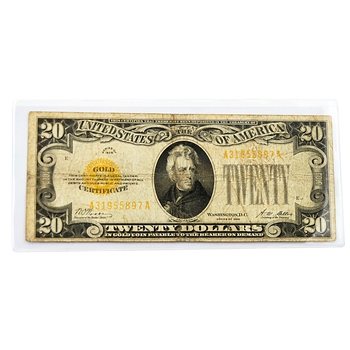 The Last $20 Gold Certificate