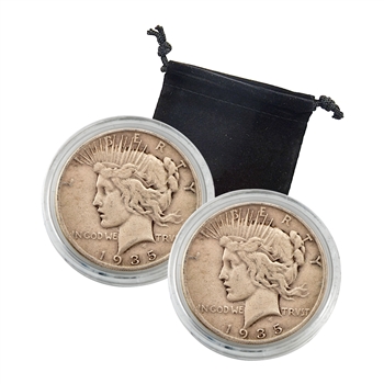 1935 Peace Dollar Set - P & S - The End of an Era Lens Set