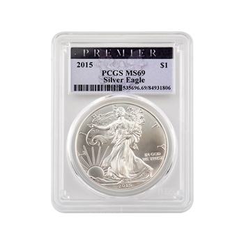 2015 Silver Eagle - Premier - PCGS 69