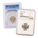 Mercury Dime - Certified 65