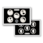 2017 Silver 5 pc Qtr Proof Set - Lens