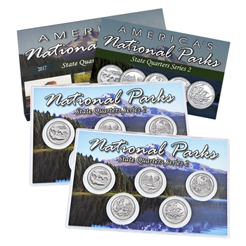 2017 National Parks Quarter Mania Set - Philadelphia & Denver - Uncirculated