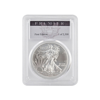 2013 Silver Eagle-PCGS Premier 70-First Edition