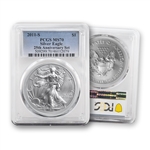 2011 Silver Eagle - Satin Finish - San Francisco - PCGS 70