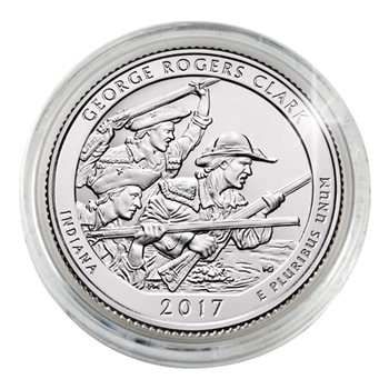 2017 George Rogers Clark National Historical Park - Denver - Uncirculated in Capsule