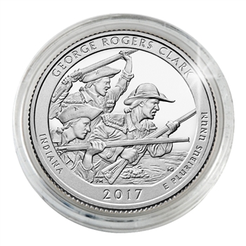 2017 George Rogers Clark National Historical Park - San Francisco - Silver Proof in Capsule