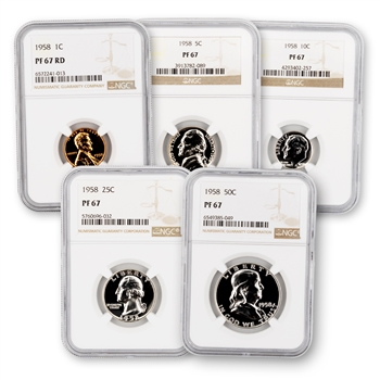 1958 Proof Set-NGC 67