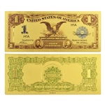 1899 $1 Lincoln & Grant Note - Uncirculated Gold Foil