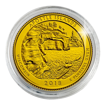 2018 Apostle Islands Nat'l Lakeshore - Philadelphia - Gold Plated