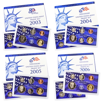 2003-2006 The 3 Faces of Jefferson Proof Sets