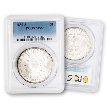 1880 Morgan Dollar - San Francisco - PCGS 66