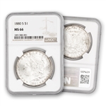 1880 Morgan Dollar - San Francisco - NGC 66