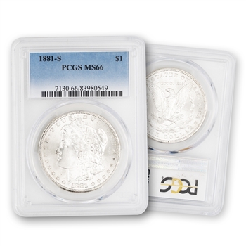 1881 Morgan Dollar - San Francisco - PCGS 66