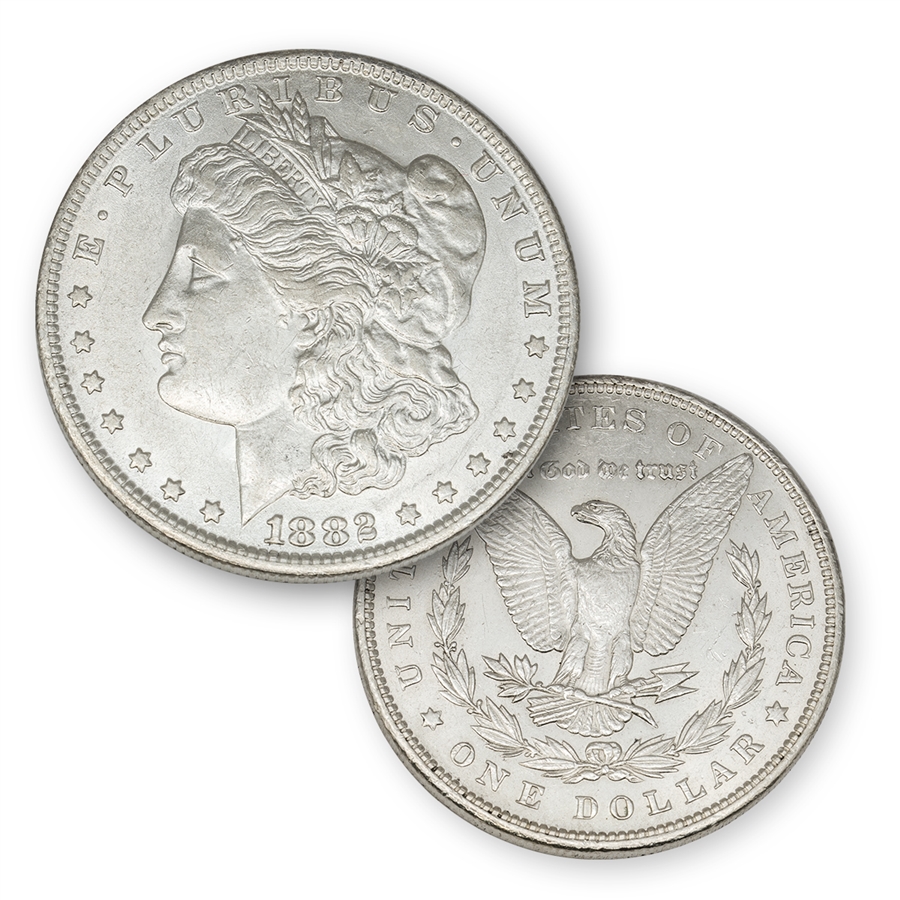コレクション 1882 Morgan Silver Dollar 1882 Morgan Dollar-Philadelphia-Uncirculated