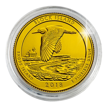 2018 Block Island National Wildlife Refuge - Philadelphia - Gold Plated