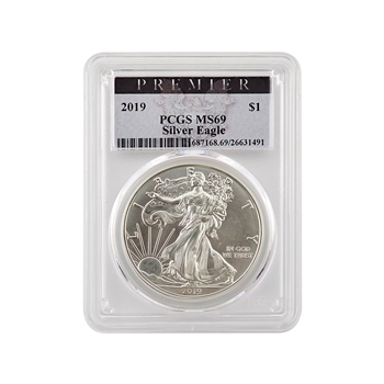 2019 American Silver Eagle - PREMIER - PCGS MS69